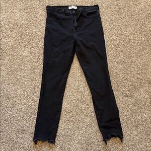 Abercrombie Stylish Black Women's Jeans